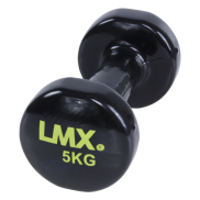 Lifemaxx Vinyl Dumbbellset Zwart 5 kg LMX 1150 