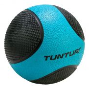 Tunturi Medicine ball 4 kg blauw/zwart 