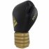 Adidas Hybrid 200 (kick)bokshandschoenen zwart/goud  ADIH200-90350