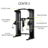 Centr 3 Home Gym Functional Trainer - met Smith Machine  SF3.2