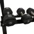 Lifemaxx dumbbellset 8-24kg inclusief opbergrek demo model  LMX1012.20