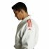 Adidas judopak J650 wit/rood  ADIJ650-10400