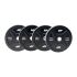 Muscle Power olympische bumper plate 50 mm 10 kg zwart  MP809-10KG